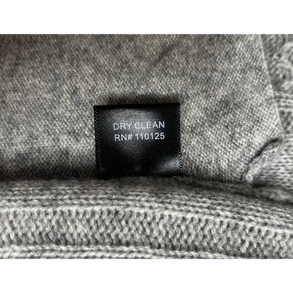 1-14 QI CASHMERE NWT Men's Cardigan Button Down Gray XXL - Picture 10 of 14